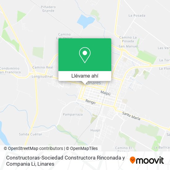 Mapa de Constructoras-Sociedad Constructora Rinconada y Compania Li