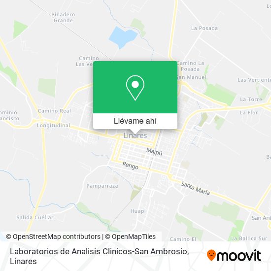 Mapa de Laboratorios de Analisis Clinicos-San Ambrosio