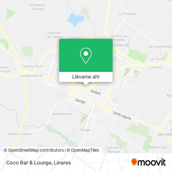 Mapa de Coco Bar & Lounge