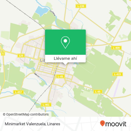 Mapa de Minimarket Valenzuela