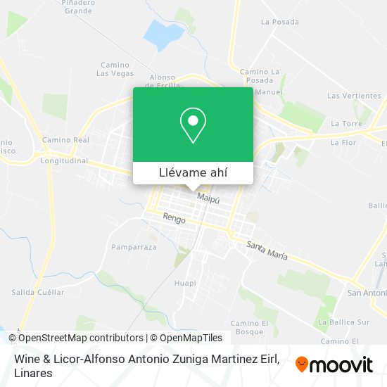 Mapa de Wine & Licor-Alfonso Antonio Zuniga Martinez Eirl