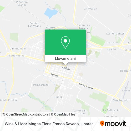 Mapa de Wine & Licor-Magna Elena Franco Reveco