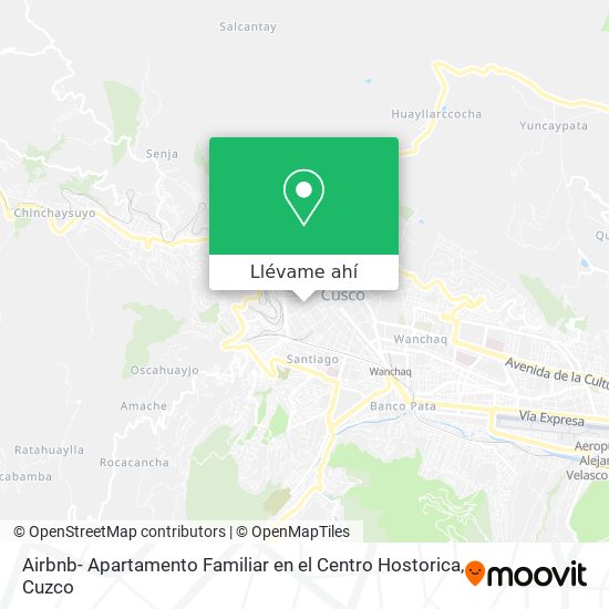 Mapa de Airbnb- Apartamento Familiar en el Centro Hostorica