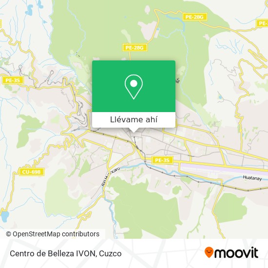 Mapa de Centro de Belleza IVON