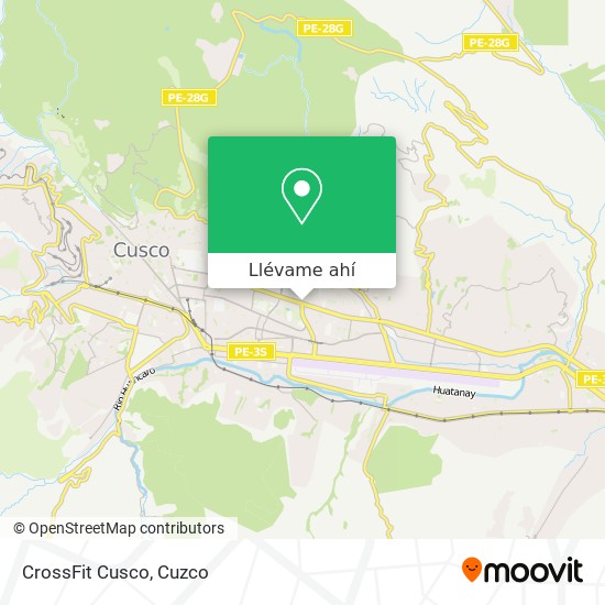Mapa de CrossFit Cusco