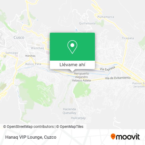Mapa de Hanaq VIP Lounge