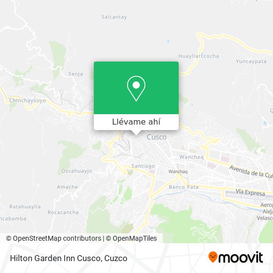 Mapa de Hilton Garden Inn Cusco
