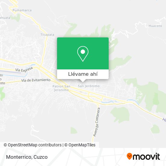 Mapa de Monterrico