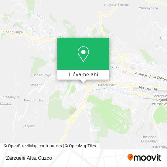 Mapa de Zarzuela Alta