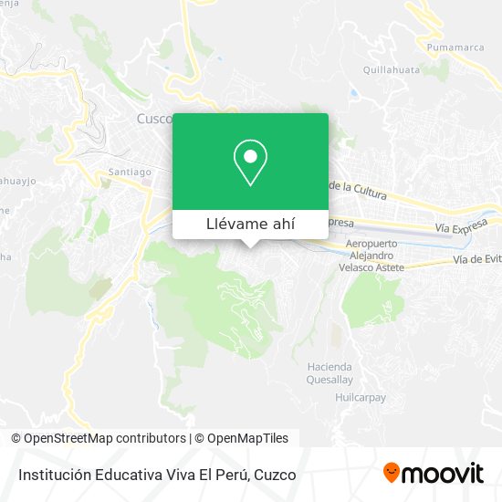 Mapa de Institución Educativa Viva El Perú