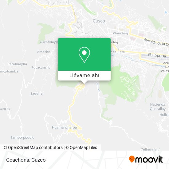 Mapa de Ccachona
