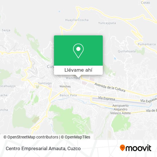 Mapa de Centro Empresarial Amauta
