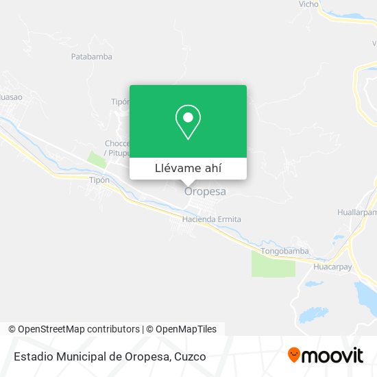 Mapa de Estadio Municipal de Oropesa