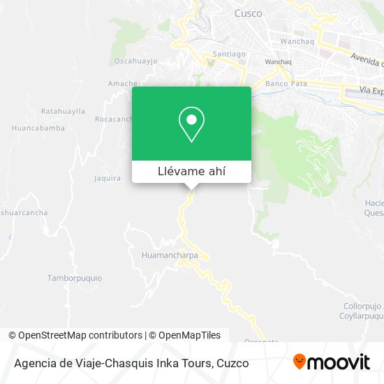 Mapa de Agencia de Viaje-Chasquis Inka Tours