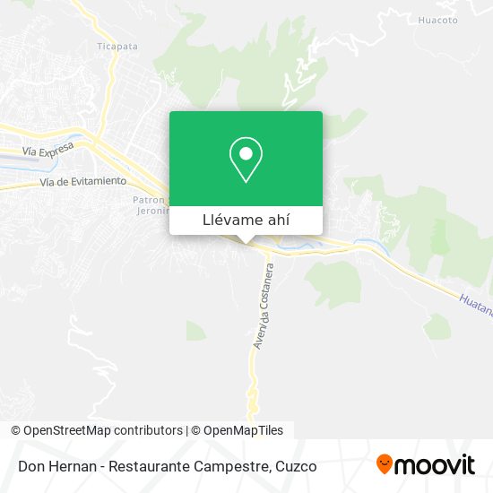 Mapa de Don Hernan - Restaurante Campestre