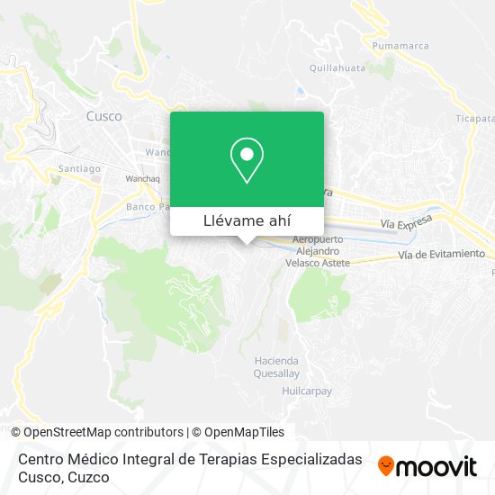Mapa de Centro Médico Integral de Terapias Especializadas Cusco