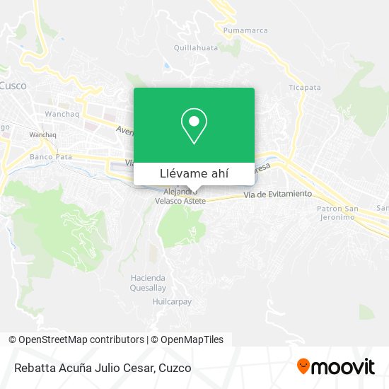 Mapa de Rebatta Acuña Julio Cesar