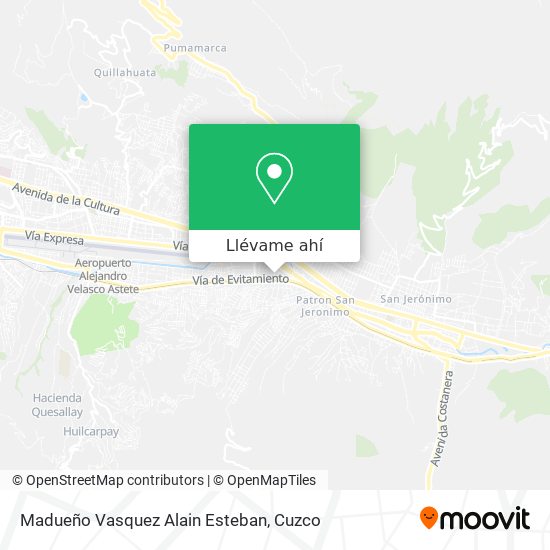 Mapa de Madueño Vasquez Alain Esteban