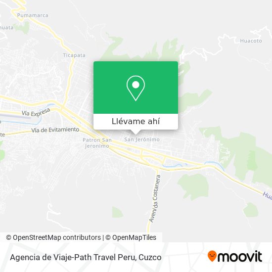 Mapa de Agencia de Viaje-Path Travel Peru
