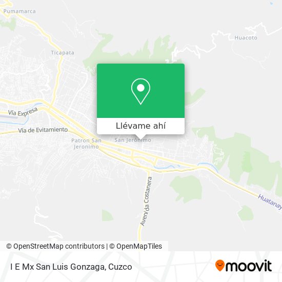 Mapa de I E Mx San Luis Gonzaga