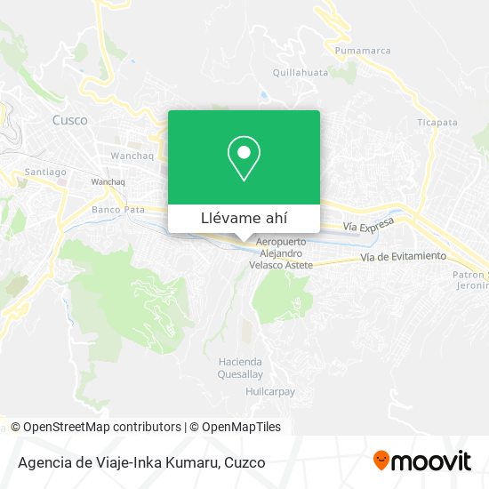 Mapa de Agencia de Viaje-Inka Kumaru