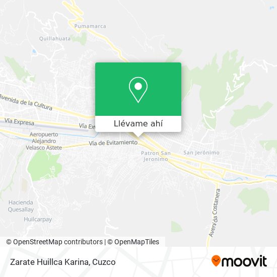 Mapa de Zarate Huillca Karina