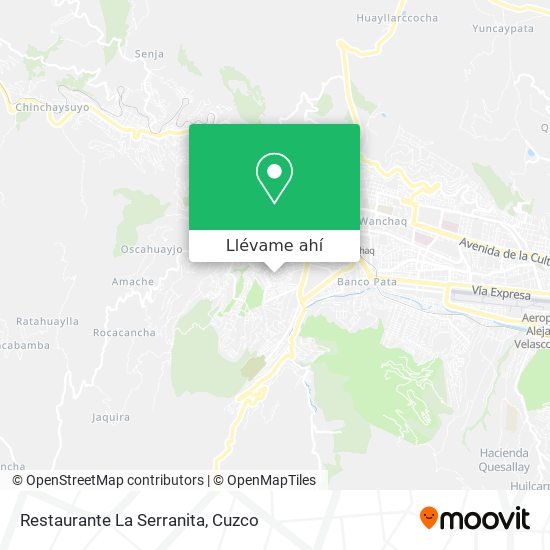 Mapa de Restaurante La Serranita