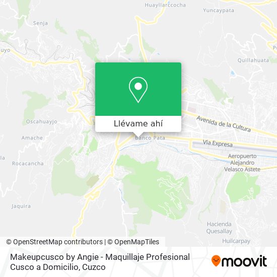 Mapa de Makeupcusco by Angie - Maquillaje Profesional Cusco a Domicilio
