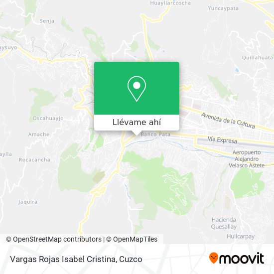 Mapa de Vargas Rojas Isabel Cristina
