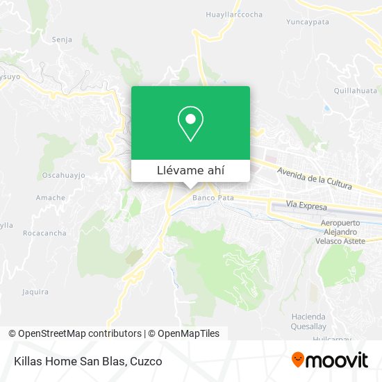 Mapa de Killas Home San Blas