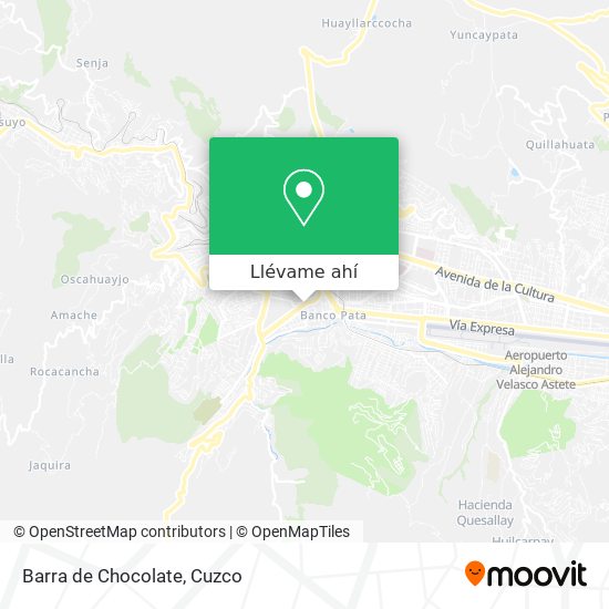 Mapa de Barra de Chocolate