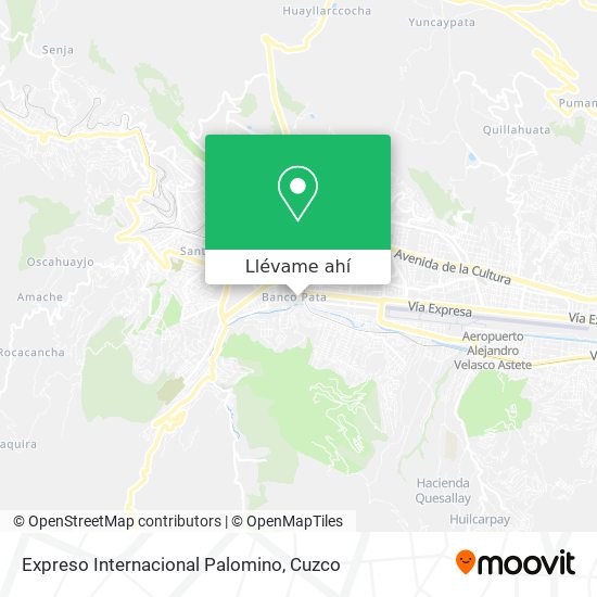 Mapa de Expreso Internacional Palomino