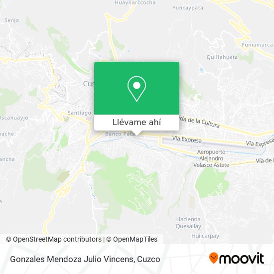 Mapa de Gonzales Mendoza Julio Vincens