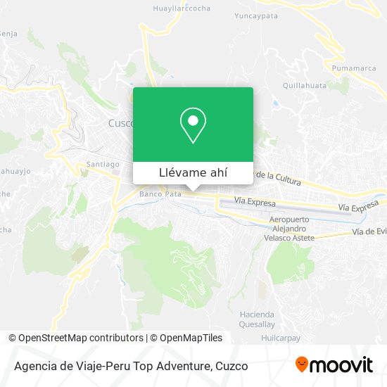 Mapa de Agencia de Viaje-Peru Top Adventure