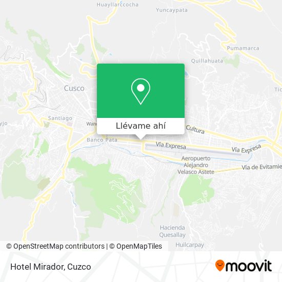 Mapa de Hotel Mirador