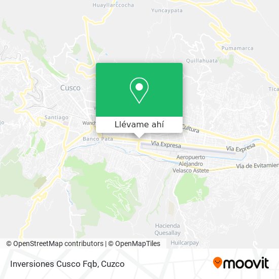 Mapa de Inversiones Cusco Fqb