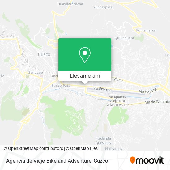 Mapa de Agencia de Viaje-Bike and Adventure