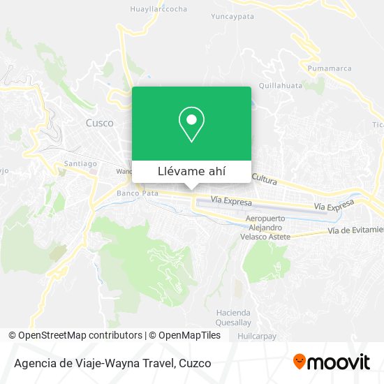 Mapa de Agencia de Viaje-Wayna Travel