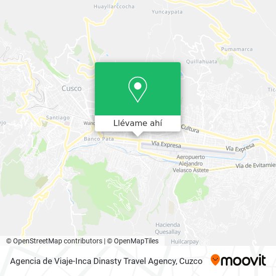 Mapa de Agencia de Viaje-Inca Dinasty Travel Agency
