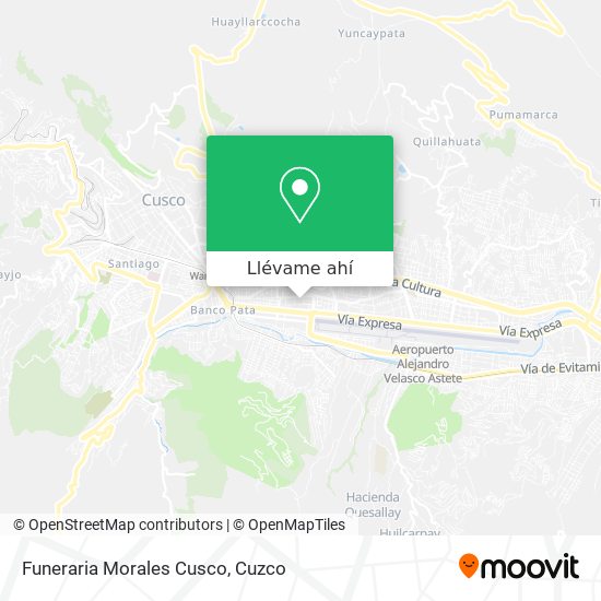 Mapa de Funeraria Morales Cusco