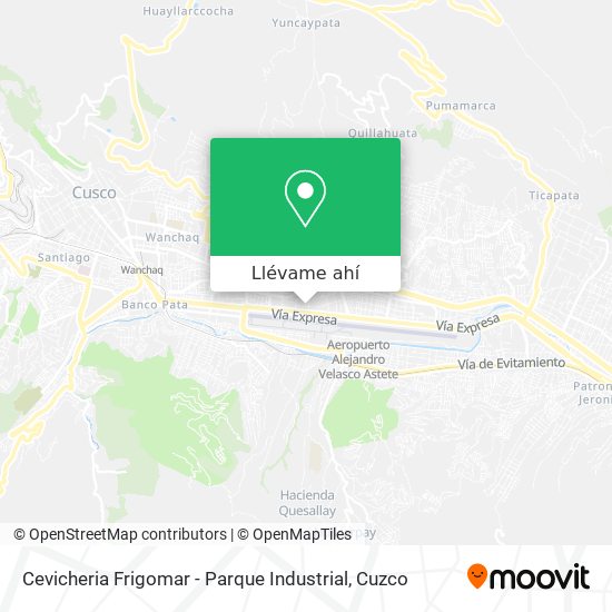 Mapa de Cevicheria Frigomar - Parque Industrial