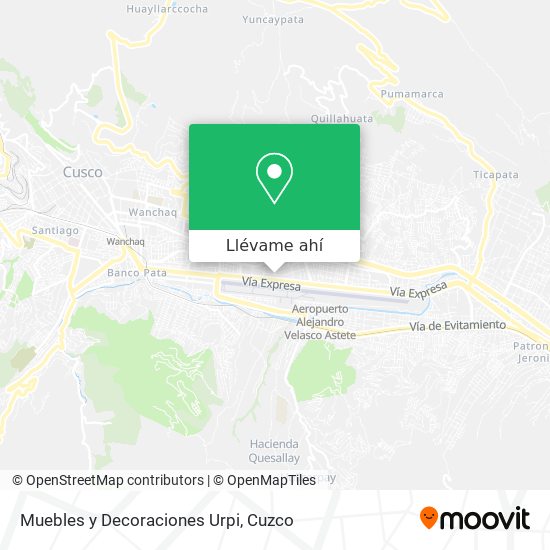 Mapa de Muebles y Decoraciones Urpi