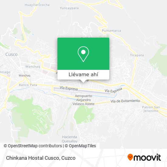 Mapa de Chinkana Hostal Cusco