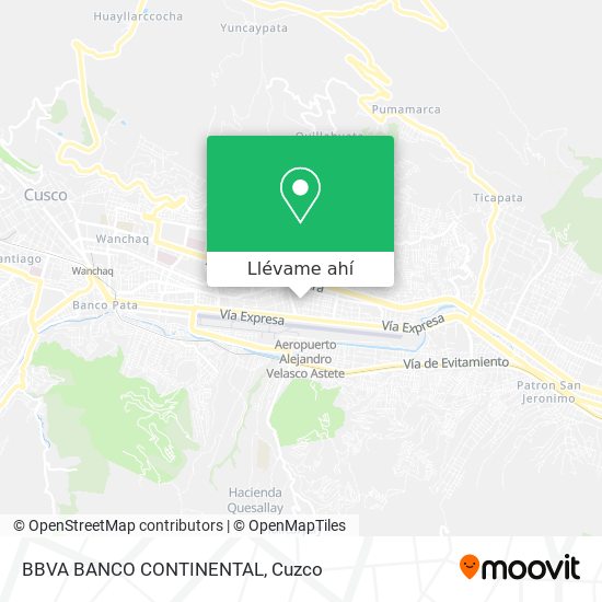 Mapa de BBVA BANCO CONTINENTAL