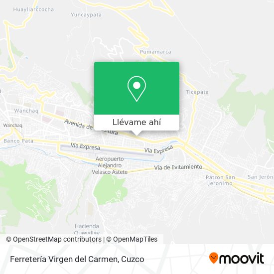 Mapa de Ferretería Virgen del Carmen