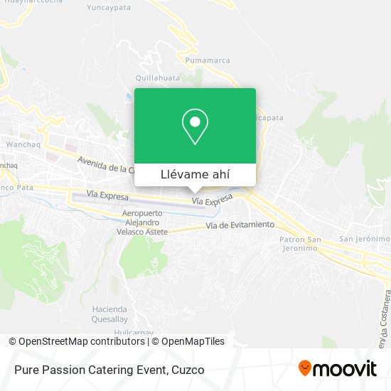 Mapa de Pure Passion Catering Event