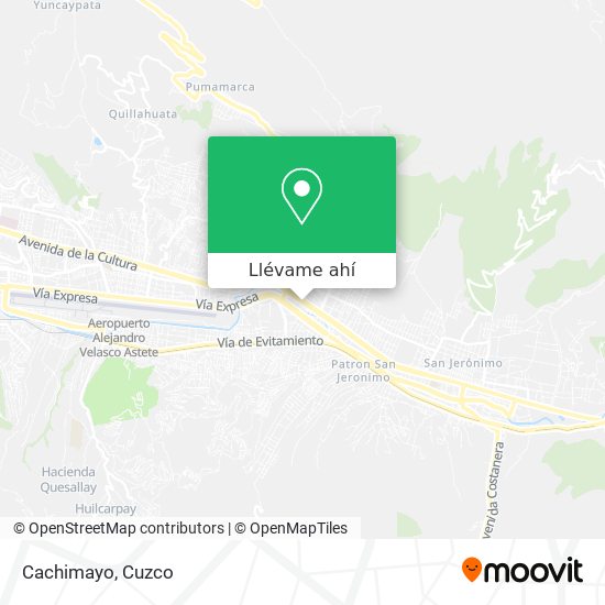 Mapa de Cachimayo