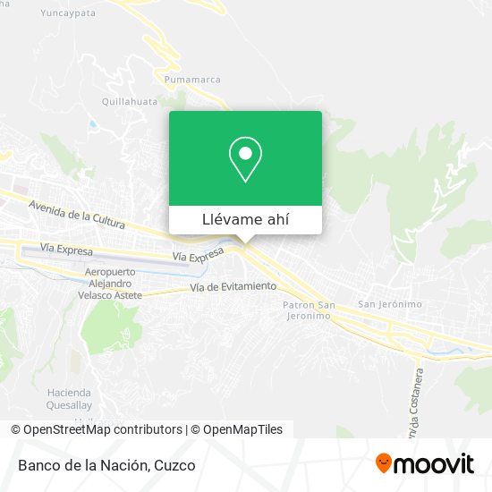 Mapa de Banco de la Nación