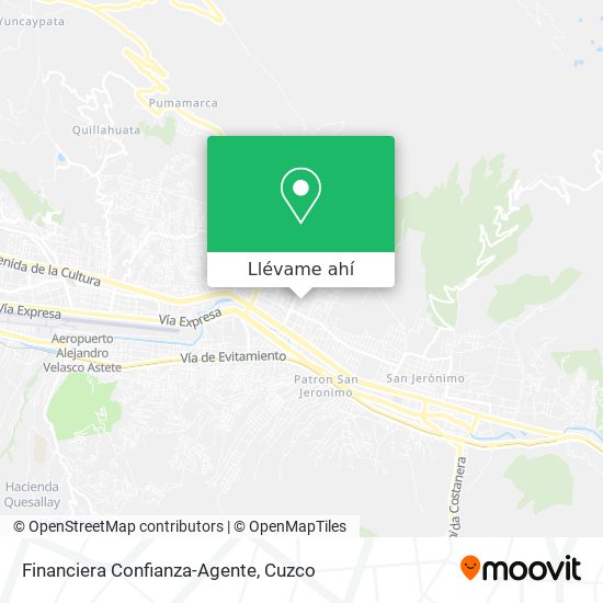 Mapa de Financiera Confianza-Agente