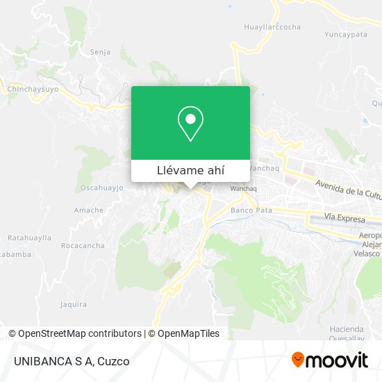 Mapa de UNIBANCA S A